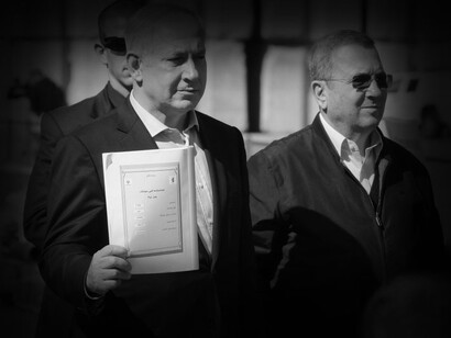 Benjamín Netanyahu, actual primer ministro de Israel, junto al ministro israelí de Defensa, Ehud Barak