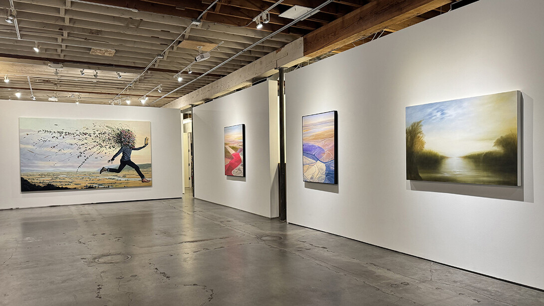 Various artists, Group show: landscapes, exhibition view. Courtesy of Winston Wächter Fine Art