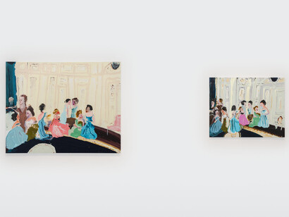 Genieve Figgis. Imaginary Friends, exhibition view. Courtesy of Almine Rech
