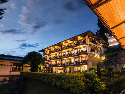 Denzong Regency. Gangtok, the capital of Sikkim, India