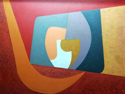 Harold Fonseca; Génesis, 1963, óleo sobre tela. Foto cortesía del MAC