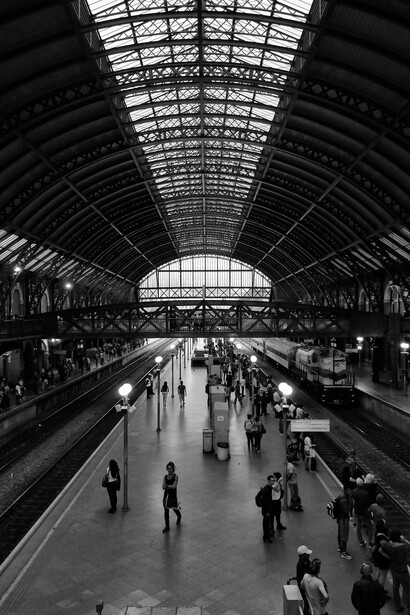 São Paulo, Estação da Luz. Fotografia Paulo Kawazoe