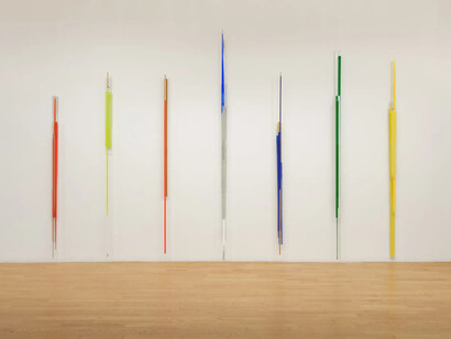 Justin Adian, Russell Maltz and Vincent Szarek, exhibition view. Courtesy of Chart