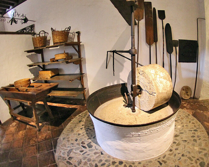 Panadería: La tahona, Exhibition view. Courtesy of Museo Unicaja de Artes y Costumbres Populares