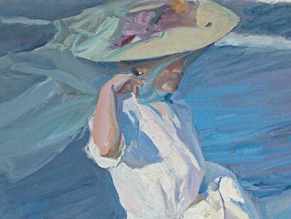 Uno de los cuadros de la exposición