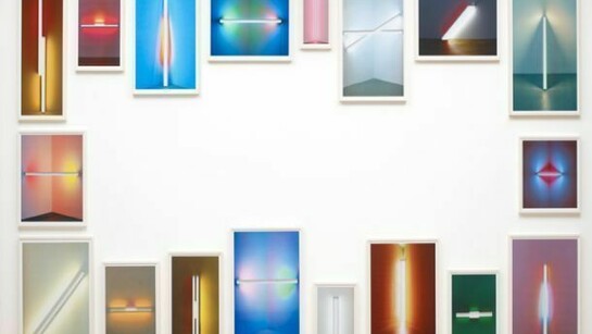 Jose Dávila, Topologies of Light III, 2013, Archival Inkjet Print on Photobase Paper 250 x 500 cm