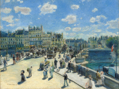 Auguste Renoir, Le pont-neuf, 1872. Courtesy of Kunstmuseum