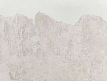 Fu Xiaotong,4,464,000-Mountain Peak, 2014, Handmade paper, 63 x 80 1/4 in (160 x 204 cm)