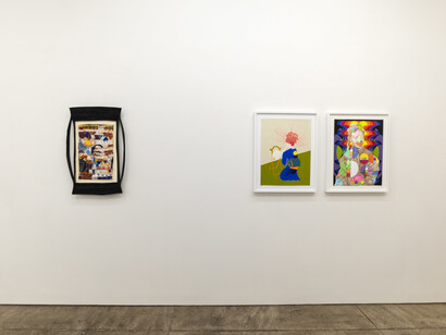 Various artists, Pattern, exhibition view. Courtesy of Morgan Lehman Gallery