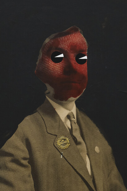 Llyn Foulkes, Untitled: Mickey eyes (detail), 2021. Courtesy of The Pit Gallery