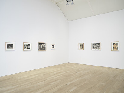 Salman Toor, Wish Maker, exhibition view at Luhring Augustine Tribeca. Courtesy of Luhring Augustine