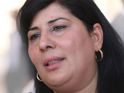 Abir Moussi, chef du Parti Destourien Libre