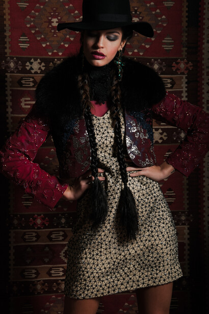 Adv Campaign: Attilio.carota design. Fall/Winter 2017-2018. Photographer: Davide di Padova. Model: Giulia Belmonte. MUA & Hair: Luisa Carota. Service: MediaWellness