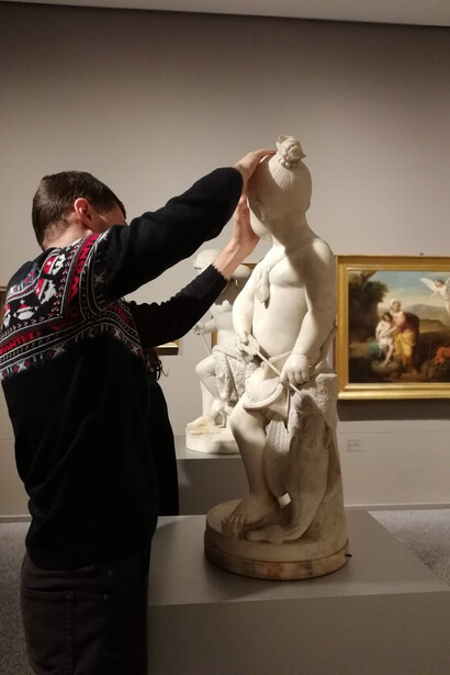 Valori Tattili, 2019. Courtesy Accademia Carrara, Bergamo