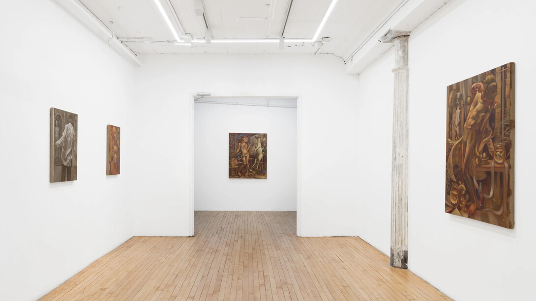 Fischer Mustin, Yuppie, exhibition view. Courtesy of GRIMM