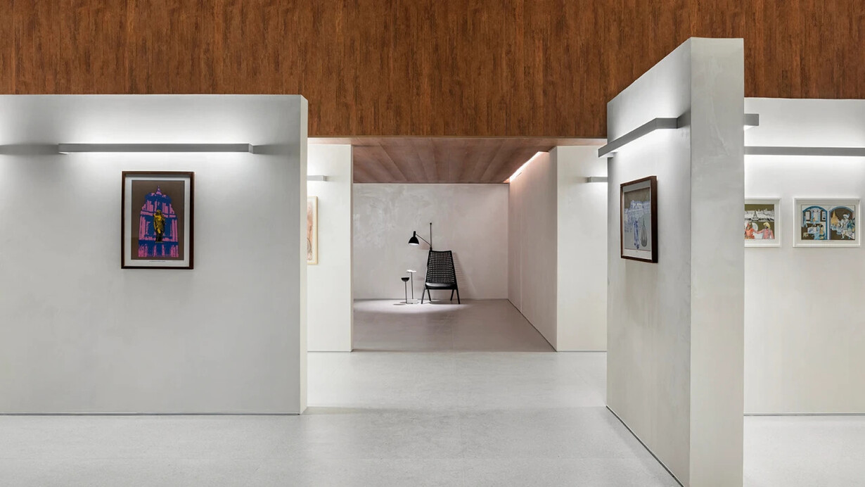 Galeria Origami na mostra Casacor 2023 em São Paulo, Brasil. Foto: reprodução MCA Studio