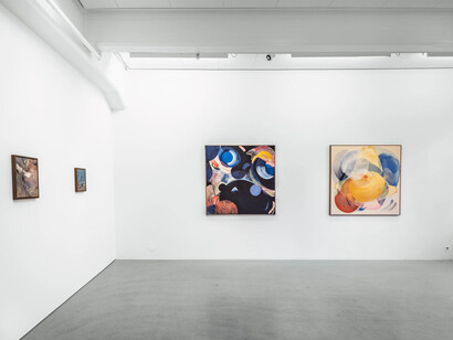 Sigrid Sandström, De blå timmarna (The blue hours), exhibition view. Courtesy of Cecilia Hillström Gallery