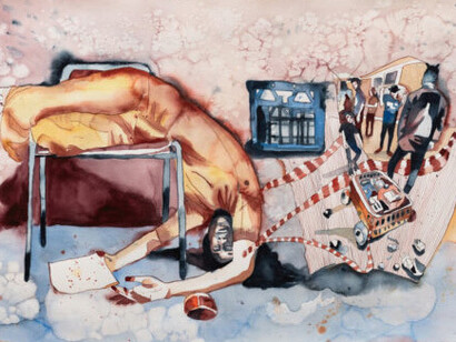 Zoe Porter, Day dreaming (detail), 2025. Courtesy of Onespace Gallery