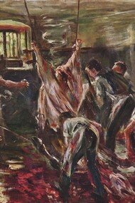 «En el matadero» (1893), Lovis Corinth