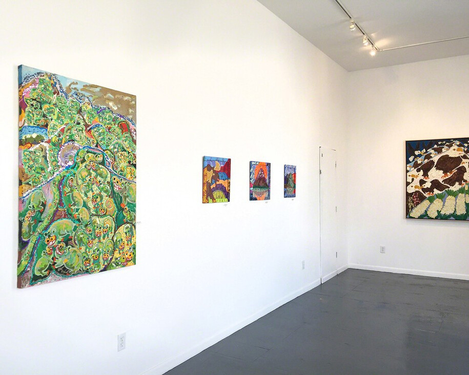 Maija Peeples-Bright, Exhibition view. Courtesy of Transmission Gallery