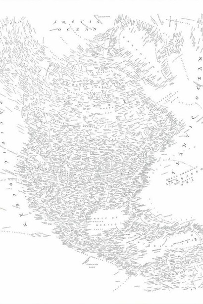 Kim Rugg. North American, 2013, ink on paper, 21.25 x 26 inches