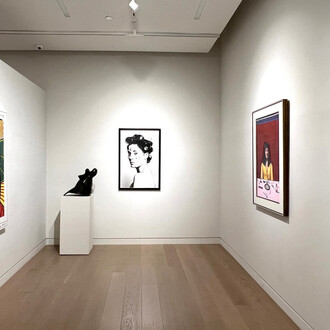 Various artists, Portraiture. From Cassatt to Freud, exhibition view. Courtesy of Acquavella Galleries 