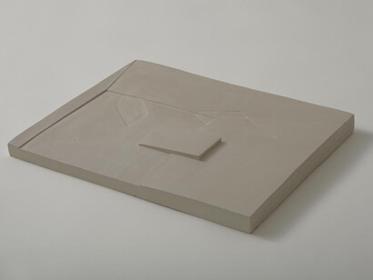 Sightings: Anna-Bella Papp, Anna-Bella Papp, Untitled, 2012, Clay, 11 3/4 x 15 1/4 x 1 1/8 in. (30 x 38.8 x 3 cm). Courtesy of the artist and Stuart Shave / Modern Art, London