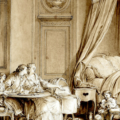 Ilustración original de Jean-Michel Moreau (1777) para el «Emilio»
