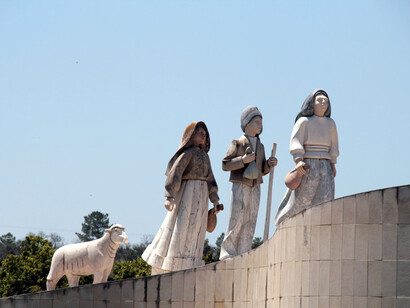 Statue raffiguranti i tre pastorelli di fatima