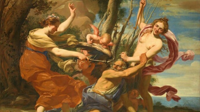 Simon Vouet, Time won by Hope and Beauty, 1627, oil on canvas, Madrid, Museo del Prado, © Photographic Archive Museo Nacional del Prado, Madrid