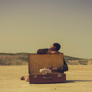 Yaqeen Yamani, Suitcase no. 2, 2022. Courtesy of Ramallah Art Fair