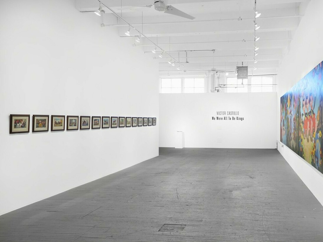 Victor Castillo, Exhibition view. Courtesy of Jonathan Levine Projects