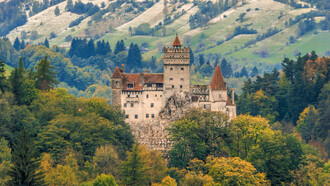 El castillo de Bran, fortaleza medieval localizada en la actual Rumania