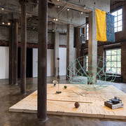 Armando Guadalupe Cortés, Dead parrot radio, exhibition view. Courtesy of Smack Mellon. Photos by Etienne Frossard