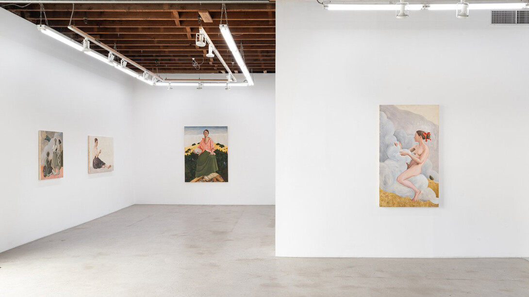 Beau Gabriel, Blackberry rondo, exhibition view. Courtesy of Carvalho Gallery