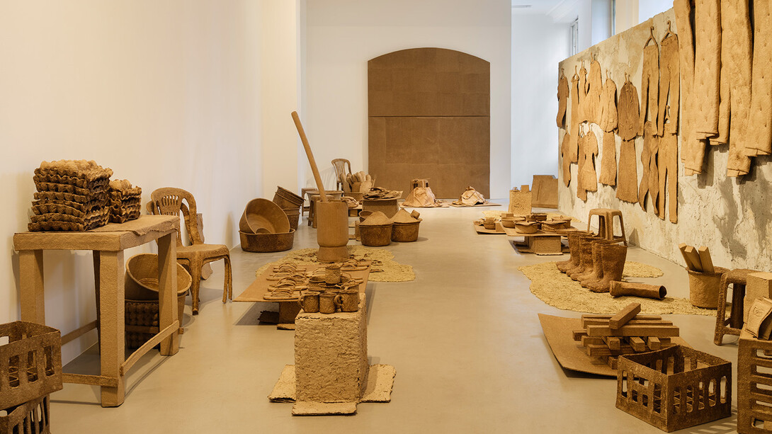 Sandra Poulson, Dust as an accidental gift, exhibition view. Courtesy of ChertLüdde Gallery