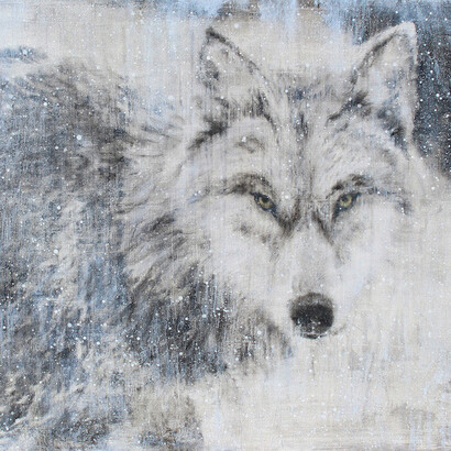 Kenneth Peloke, Hungry eyes. Courtesy of Altamira Fine Art