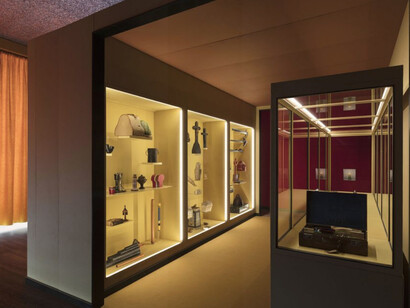 Wes Anderson and Juman Malouf. Courtesy of Fondazione Prada