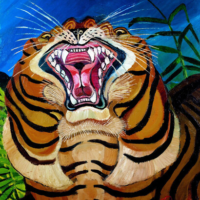 Antonio Ligabue, Testa di tigre