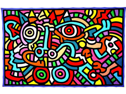 Keith Haring, Untitled, 1986 (c) Sammlung Hoffmann, courtesy Galerie Hans Mayer
