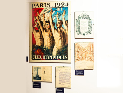 Estonians in Paris 1924, exhibition view. Courtesy of Estonian Sports and Olympic Museum