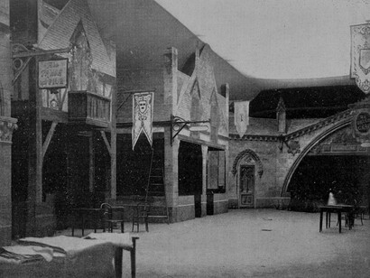 Interior del Bazar de la Caridad, París, en 1897