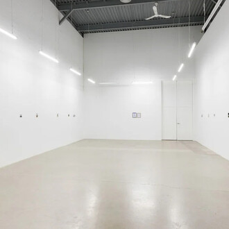 Mike Bayne, Ghosts, water towers, bowling alleys and Dave Joy, exhibition view. Courtesy of Blouin Division