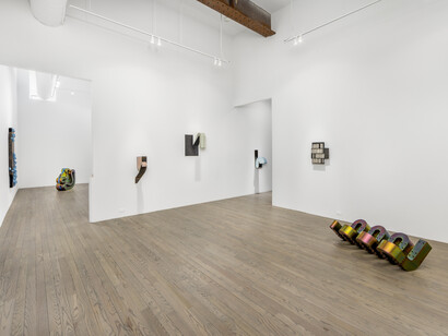 Lucas Simões, Luscofusco, 2023, installation view. Courtesy of the artist and Patron Gallery, Chicago
