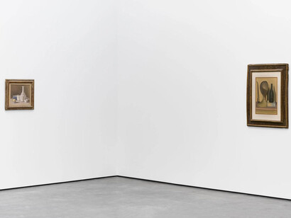 Giorgio Morandi, Masterpieces from the Magnani-Rocca Foundation, exhibition view. Courtesy of David Zwirner Gallery