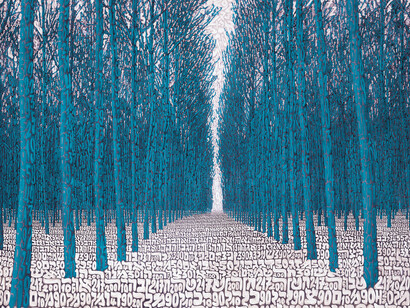Tobia Ravà, Foresta alchemica azzurra