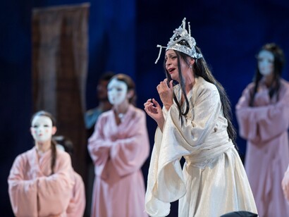 Trapani. Representación de "Turandot" durante el Julio Musical Trapanese