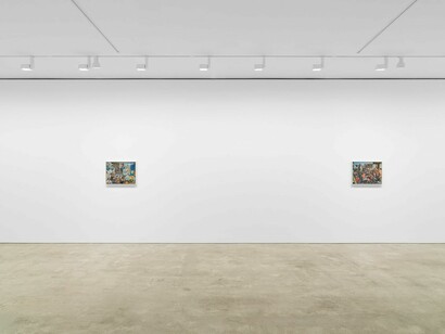 Mark Greenwold, The human condition, exhibition view. Courtesy of Garth Greenan Gallery