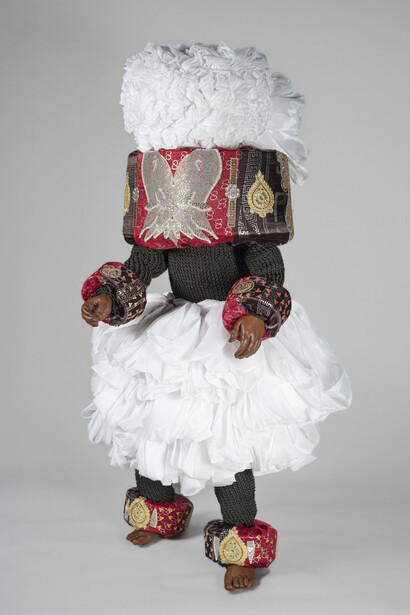 Chief Ekpenyong Bassey Nsa, Afia Awan masquerade ensemble, 2022. Courtesy of the Frist Art Museum