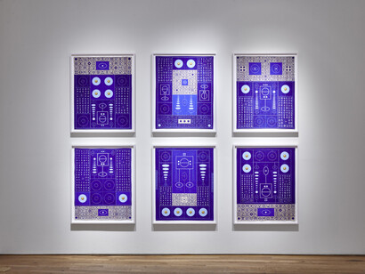 Karla Knight, Orbit, exhibition view. Courtesy of Andrew Edlin Gallery